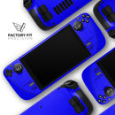 Solid Royal Blue // Full Body Skin Decal Wrap Kit for the Steam Deck handheld gaming computer