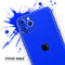 Solid Royal Blue // Skin-Kit compatible with the Apple iPhone 14, 13, 12, 12 Pro Max, 12 Mini, 11 Pro, SE, X/XS + (All iPhones Available)