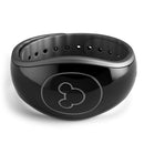 Solid State Black - Full Body Skin Decal Wrap Kit for Disney Magic Band