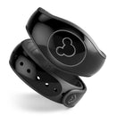 Solid State Black - Full Body Skin Decal Wrap Kit for Disney Magic Band