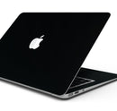 Solid State Black // Skin Decal Wrap Kit Compatible with the Apple MacBook Pro, Pro with Touch Bar or Air (11, 12, 13, 15 & 16" - All Versions Available)