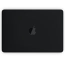 Solid State Black // Skin Decal Wrap Kit Compatible with the Apple MacBook Pro, Pro with Touch Bar or Air (11, 12, 13, 15 & 16" - All Versions Available)