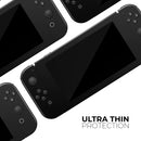 Solid State Black - Vinyl Skin Wrap for Nintendo Switch 2, OLED, Lite, Pro Controller, Wii & Classic Handhelds