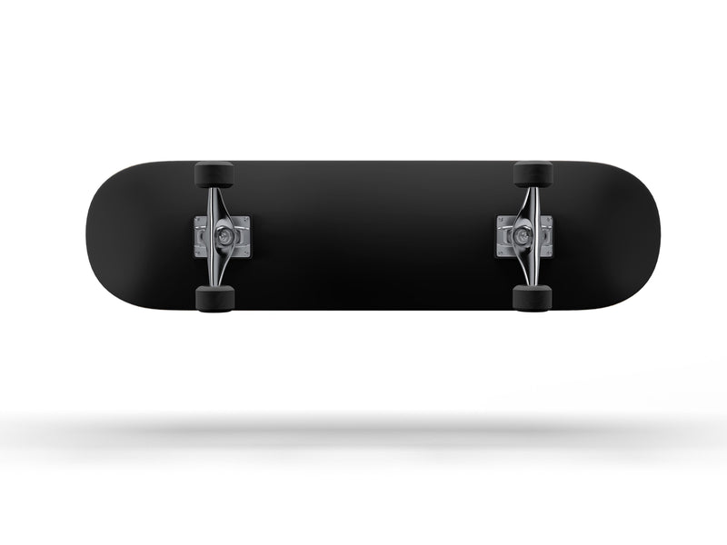 Solid State Black - Full Body Skin Decal Wrap Kit for Skateboard Decks