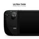 Solid State Black // Full Body Skin Decal Wrap Kit for the Steam Deck handheld gaming computer