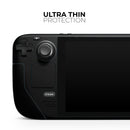 Solid State Black // Vinyl Skin Wrap for Steam Deck OLED & Steam Deck (LCD) — Soft Matte or Ultra Gloss
