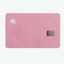 Solid Suttle Pink Surface - Premium Protective Decal Skin-Kit for the Apple Credit Card