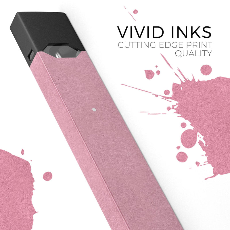 Solid Suttle Pink Surface - Premium Decal Protective Skin-Wrap Sticker compatible with the Juul Labs vaping device