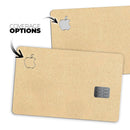 Solid Tan Surface - Premium Protective Decal Skin-Kit for the Apple Credit Card