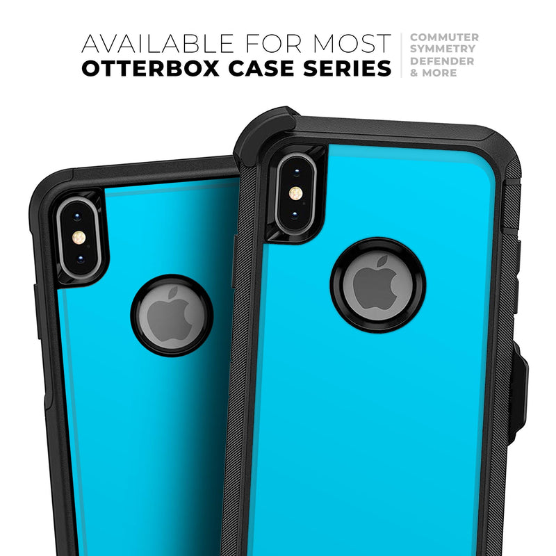 Solid Turquoise Blue - Skin Kit for the iPhone OtterBox Cases