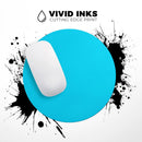 Solid Turquoise Blue// WaterProof Rubber Foam Backed Anti-Slip Mouse Pad for Home Work Office or Gaming Computer Desk