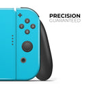 Solid Turquoise Blue // Skin Decal Wrap Kit for Nintendo Switch Console & Dock, Joy-Cons, Pro Controller, Lite, 3DS XL, 2DS XL, DSi, or Wii - Vinyl Skin Wrap for Nintendo Switch 2, OLED, Lite, Pro Controller, Wii & Classic Handhelds