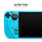 Solid Turquoise Blue // Full Body Skin Decal Wrap Kit for the Steam Deck handheld gaming computer