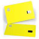 Solid Yellow - Premium Protective Decal Skin-Kit for the Apple Credit Card