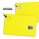 Solid Yellow - Premium Protective Decal Skin-Kit for the Apple Credit Card