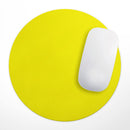 Solid Yellow// WaterProof Rubber Foam Backed Anti-Slip Mouse Pad for Home Work Office or Gaming Computer Desk