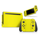Solid Yellow // Skin Decal Wrap Kit for Nintendo Switch Console & Dock, Joy-Cons, Pro Controller, Lite, 3DS XL, 2DS XL, DSi, or Wii - Vinyl Skin Wrap for Nintendo Switch 2, OLED, Lite, Pro Controller, Wii & Classic Handhelds