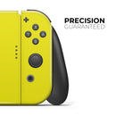 Solid Yellow // Skin Decal Wrap Kit for Nintendo Switch Console & Dock, Joy-Cons, Pro Controller, Lite, 3DS XL, 2DS XL, DSi, or Wii - Vinyl Skin Wrap for Nintendo Switch 2, OLED, Lite, Pro Controller, Wii & Classic Handhelds