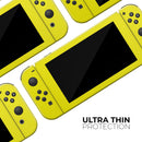 Solid Yellow // Skin Decal Wrap Kit for Nintendo Switch Console & Dock, Joy-Cons, Pro Controller, Lite, 3DS XL, 2DS XL, DSi, or Wii - Vinyl Skin Wrap for Nintendo Switch 2, OLED, Lite, Pro Controller, Wii & Classic Handhelds