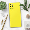 Solid Yellow - Premium Vinyl Skin Decal for Samsung Galaxy S25 Ultra, S24, S23, S22 & All Galaxy S Models