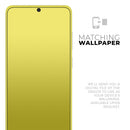 Solid Yellow - Premium Vinyl Skin Decal for Samsung Galaxy S25 Ultra, S24, S23, S22 & All Galaxy S Models