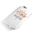 Sometimes Its Okay To Be Selfish iPhone 6/6s or 6/6s Plus 2-Piece Hybrid INK-Fuzed Case