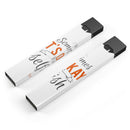 Sometimes Its Okay To Be Selfish - Premium Decal Protective Skin-Wrap Sticker compatible with the Juul Labs vaping device