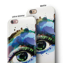 Soul Stare Eye iPhone 6/6s or 6/6s Plus 2-Piece Hybrid INK-Fuzed Case