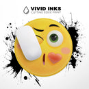 Sour Kiss Friendly Emoticons// WaterProof Rubber Foam Backed Anti-Slip Mouse Pad for Home Work Office or Gaming Computer Desk