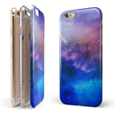 Space Light Rays iPhone 6/6s or 6/6s Plus 2-Piece Hybrid INK-Fuzed Case