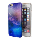 Space Light Rays iPhone 6/6s or 6/6s Plus 2-Piece Hybrid INK-Fuzed Case