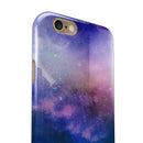 Space Light Rays iPhone 6/6s or 6/6s Plus 2-Piece Hybrid INK-Fuzed Case