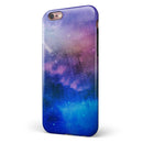 Space Light Rays iPhone 6/6s or 6/6s Plus 2-Piece Hybrid INK-Fuzed Case