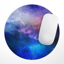 Space Light Rays// WaterProof Rubber Foam Backed Anti-Slip Mouse Pad for Home Work Office or Gaming Computer Desk
