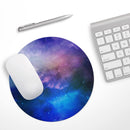 Space Light Rays// WaterProof Rubber Foam Backed Anti-Slip Mouse Pad for Home Work Office or Gaming Computer Desk