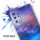 Space Light Rays - Premium Vinyl Skin Decal for Samsung Galaxy S25 Ultra, S24, S23, S22 & All Galaxy S Models