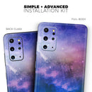 Space Light Rays - Premium Vinyl Skin Decal for Samsung Galaxy S25 Ultra, S24, S23, S22 & All Galaxy S Models