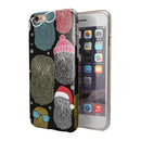 Spaced out Owls iPhone 6/6s or 6/6s Plus 2-Piece Hybrid INK-Fuzed Case