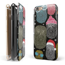 Spaced out Owls iPhone 6/6s or 6/6s Plus 2-Piece Hybrid INK-Fuzed Case