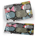 Spaced out Owls - Premium Protective Decal Skin-Kit for the Apple Credit Card