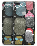 Spaced out Owls - Skin-kit for the iPhone 8 or 8 Plus