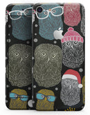 Spaced out Owls - Skin-kit for the iPhone 8 or 8 Plus