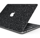 Sparkling Black Ultra Metallic Glitter - Skin Decal Wrap Kit Compatible with the Apple MacBook Pro, Pro with Touch Bar or Air (11", 12", 13", 15" & 16" - All Versions Available)