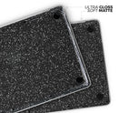 Sparkling Black Ultra Metallic Glitter - Skin Decal Wrap Kit Compatible with the Apple MacBook Pro, Pro with Touch Bar or Air (11", 12", 13", 15" & 16" - All Versions Available)