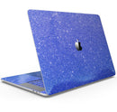 Sparkling Blue Ultra Metallic Glitter - Skin Decal Wrap Kit Compatible with the Apple MacBook Pro, Pro with Touch Bar or Air (11", 12", 13", 15" & 16" - All Versions Available)
