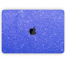 Sparkling Blue Ultra Metallic Glitter - Skin Decal Wrap Kit Compatible with the Apple MacBook Pro, Pro with Touch Bar or Air (11", 12", 13", 15" & 16" - All Versions Available)