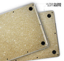 Sparkling Gold Ultra Metallic Glitter - Skin Decal Wrap Kit Compatible with the Apple MacBook Pro, Pro with Touch Bar or Air (11", 12", 13", 15" & 16" - All Versions Available)