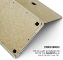 Sparkling Gold Ultra Metallic Glitter - Skin Decal Wrap Kit Compatible with the Apple MacBook Pro, Pro with Touch Bar or Air (11", 12", 13", 15" & 16" - All Versions Available)