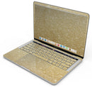 Sparkling Gold Ultra Metallic Glitter - Skin Decal Wrap Kit Compatible with the Apple MacBook Pro, Pro with Touch Bar or Air (11", 12", 13", 15" & 16" - All Versions Available)