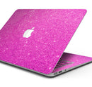 Sparkling Pink Ultra Metallic Glitter - Skin Decal Wrap Kit Compatible with the Apple MacBook Pro, Pro with Touch Bar or Air (11", 12", 13", 15" & 16" - All Versions Available)